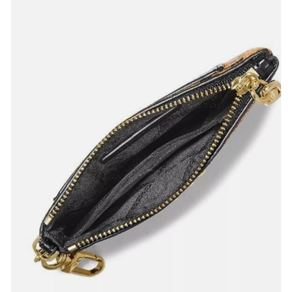 Michael Kors Parker Leather Card Case Wallet Key Chain NWT - Picture 8 of 8